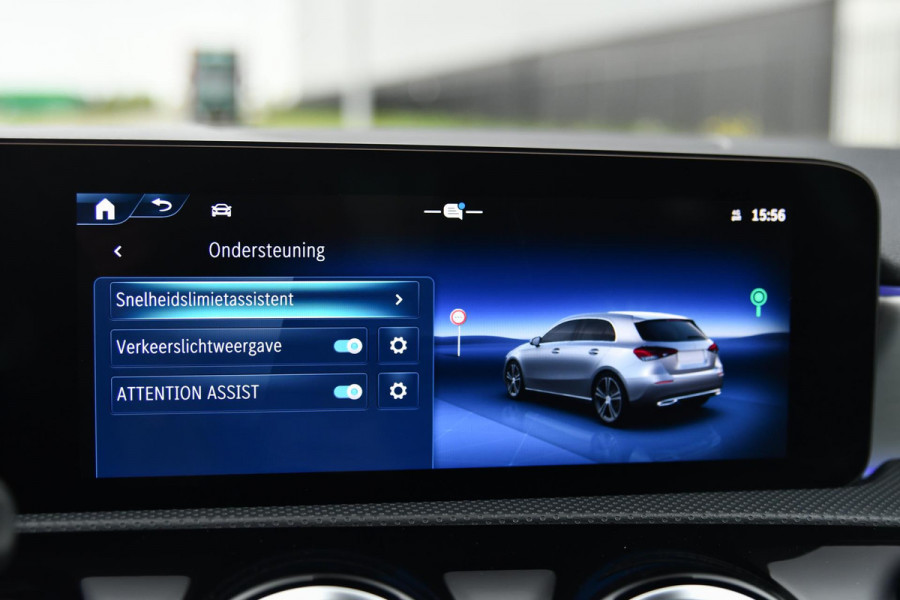 Mercedes-Benz A-Klasse 180 AMG Night ed. Pano, Memory, 360, HUD, Multibeam, Keyless, Trekhaak, Dodeh!