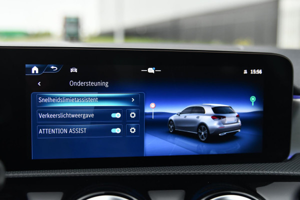 Mercedes-Benz A-Klasse 180 AMG Night ed. Pano, Memory, 360, HUD, Multibeam, Keyless, Trekhaak, Dodeh!