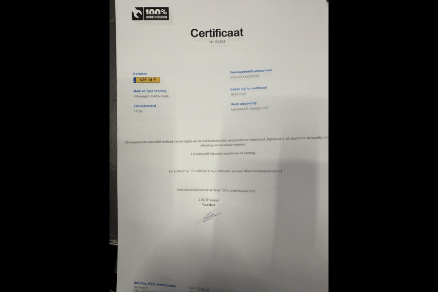 Volkswagen Caddy Cargo 1.5 TSI 115 PK DSG. Marge auto. BPM BETAALD 11000 KM !