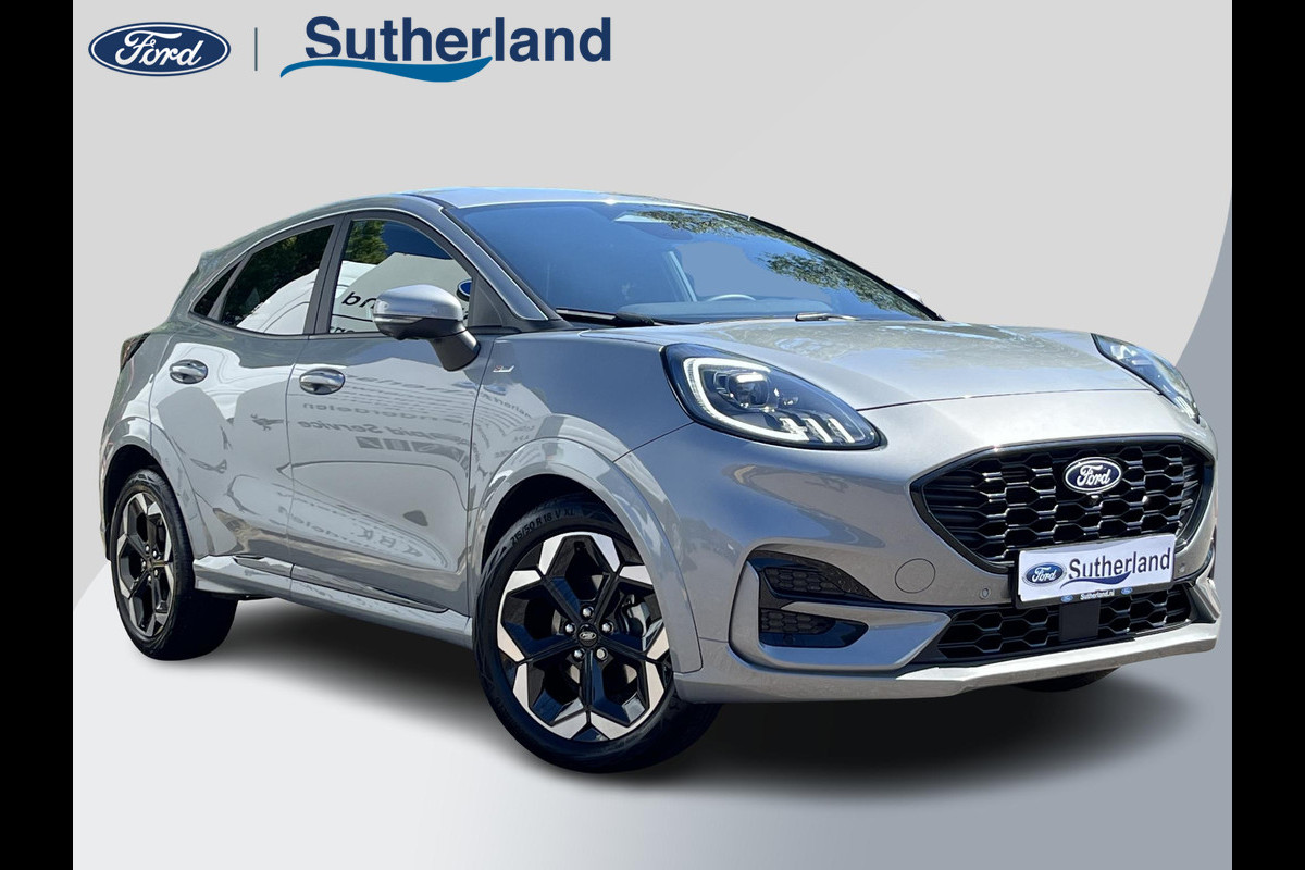 Ford Puma 1.0 EcoBoost Hybrid ST-Line X 125pk | Nieuw Model | Winter Pack | Adaptieve Cruise | Elektrische Achterklep | Matrix LED Koplampen | 360 graden Camera's Ford Puma 1.0 EcoBoost Hybrid ST-Line X 125pk | Nieuw Model | Winter Pack | Adaptieve Cruise | Elektrische Achterklep | Matrix LED Koplampen | 360 graden Camera's