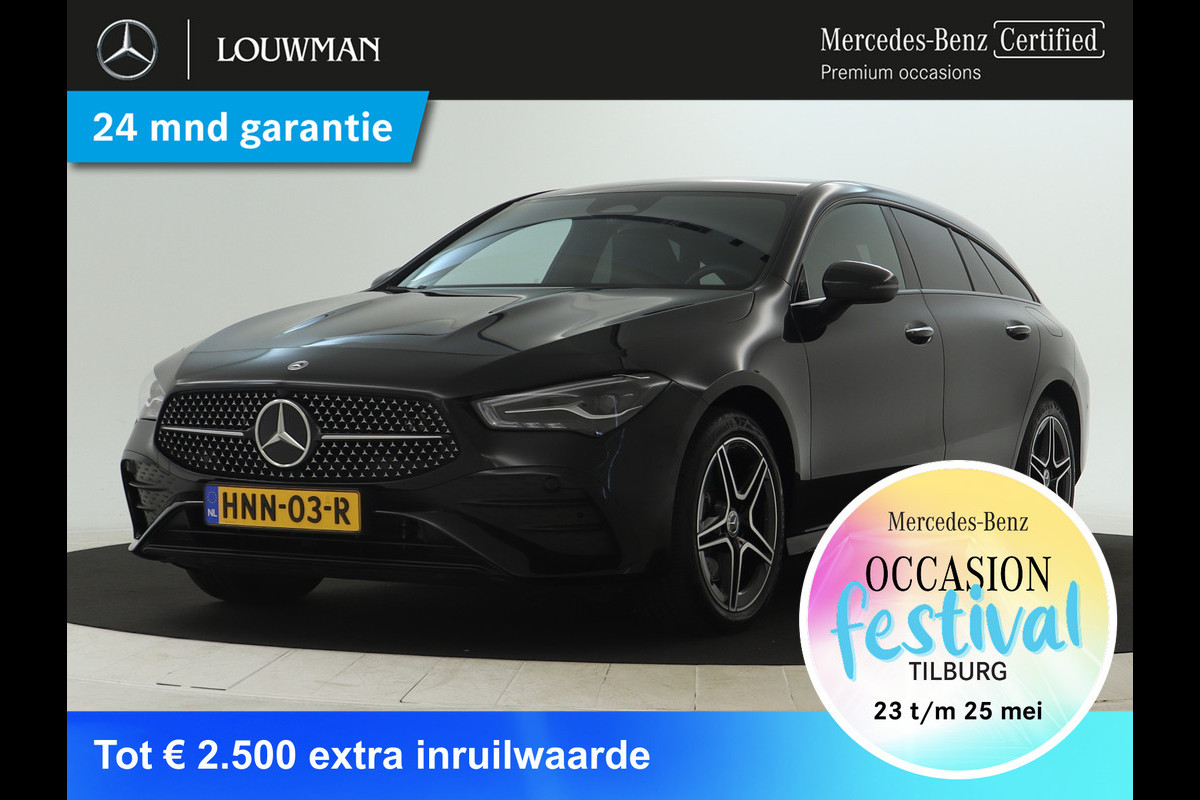 Mercedes-Benz CLA-Klasse Shooting Brake 250 e AMG Plug-In Hybride | 5 spaaks lichtmetalen velgen | Navigatie | Wide screen | Parking support met camera achter | Inclusief 24 maanden Mercedes-Benz Certified garantie voor Europa. Mercedes-Benz CLA-Klasse Shooting Brake 250 e AMG Plug-In Hybride | 5 spaaks lichtmetalen velgen | Navigatie | Wide screen | Parking support met camera achter | Inclusief 24 maanden Mercedes-Benz Certified garantie voor Europa.
