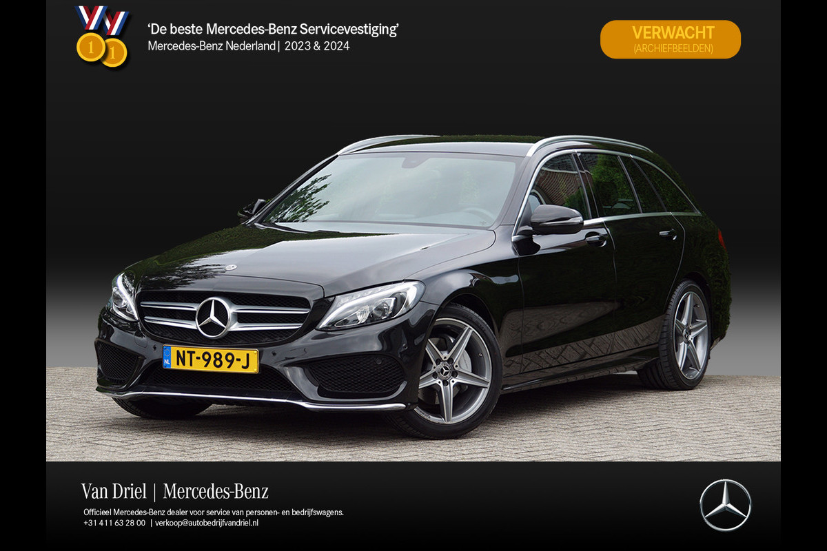 Mercedes-Benz C-Klasse Estate C 180 Estate AMG Line | Trekhaak 1ste eigenaar Dealeronderhouden Mercedes-Benz C-Klasse Estate C 180 Estate AMG Line | Trekhaak 1ste eigenaar Dealeronderhouden