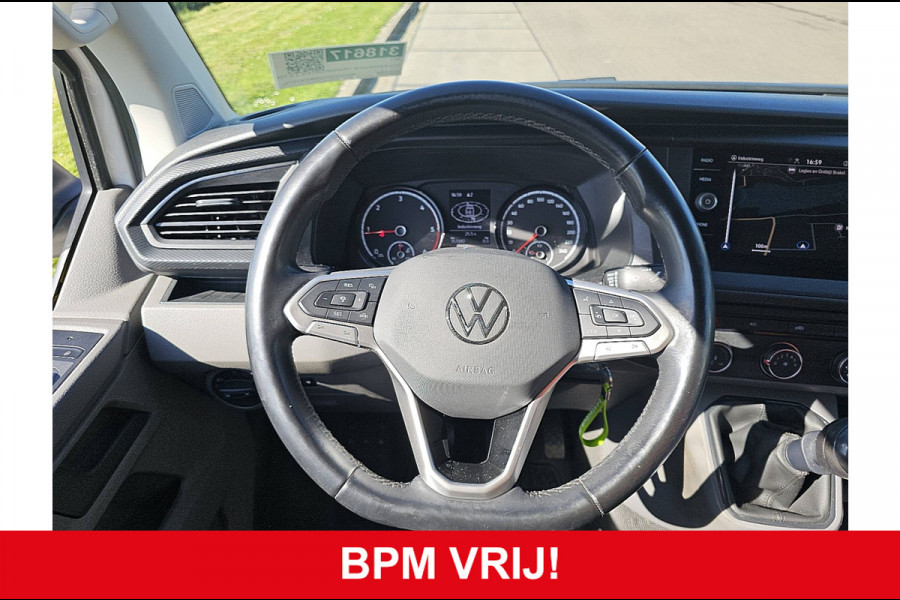 Volkswagen Transporter 2.0 T6.1 L2H1 Navi Euro6 Airco 110Pk Pdc NAP 1e Eigenaar!