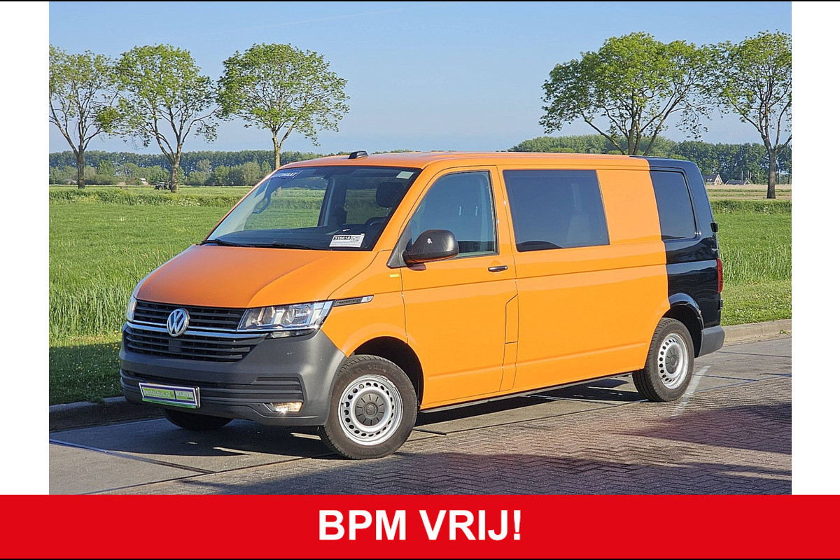 Volkswagen Transporter T6.1 L2H2 Dubbel Cabine Airco 150Pk Automaat Trekhaak Deuren 1e Eigenaar NAP Euro6! Volkswagen Transporter T6.1 L2H2 Dubbel Cabine Airco 150Pk Automaat Trekhaak Deuren 1e Eigenaar NAP Euro6!