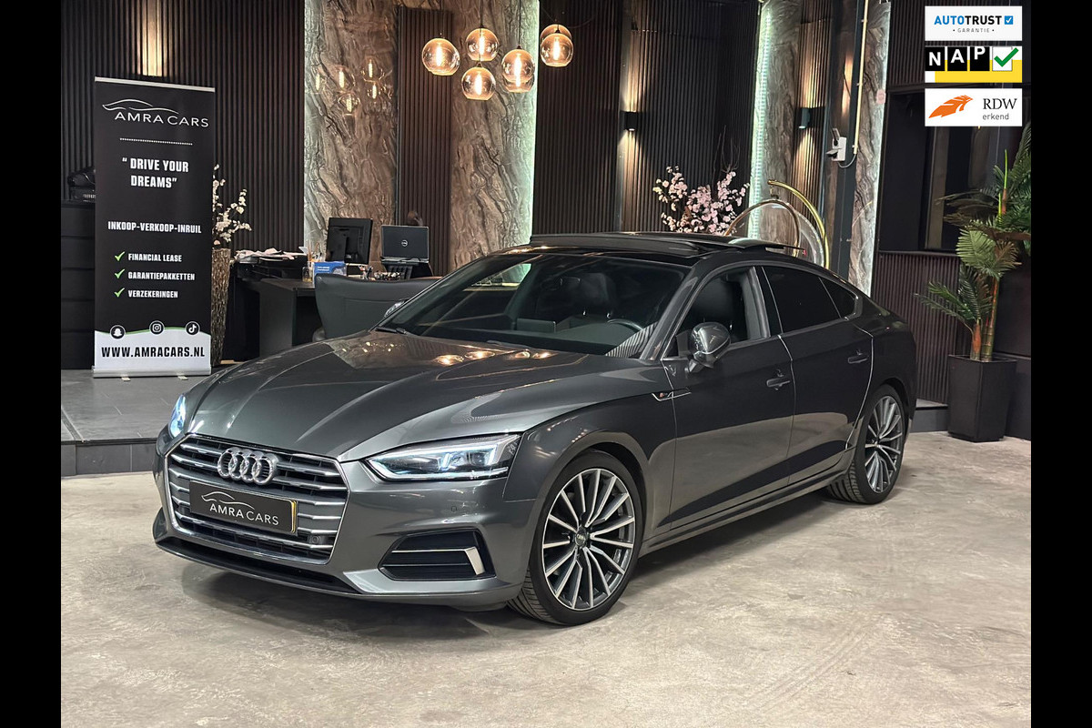 Audi A5 Sportback 40 TFSI 3X S-Line|PANO|SFEERVERL|VIRTUAL|BOMVOL Audi A5 Sportback 40 TFSI 3X S-Line|PANO|SFEERVERL|VIRTUAL|BOMVOL