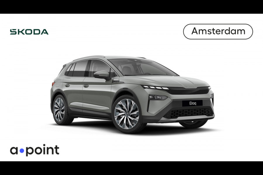 Škoda Elroq 85 Business Edition 286 pk | Business Upgrade Pakket ADVANCED | Leder zwart | 21 inch lichtmetalen velgen