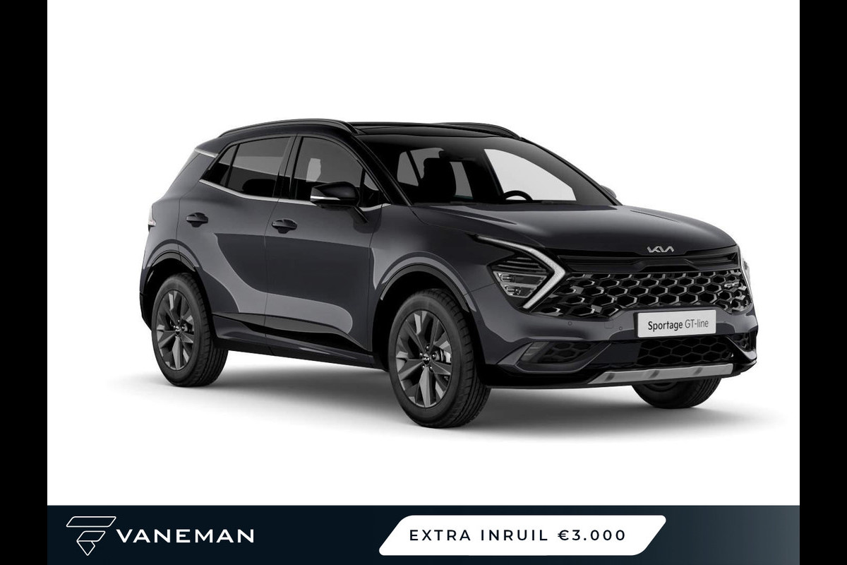 Kia Sportage 1.6 T-GDi Hybrid GT-PlusLine | Binnenkort leverbaar | Elektrisch glazen panorama-dak Kia Sportage 1.6 T-GDi Hybrid GT-PlusLine | Binnenkort leverbaar | Elektrisch glazen panorama-dak