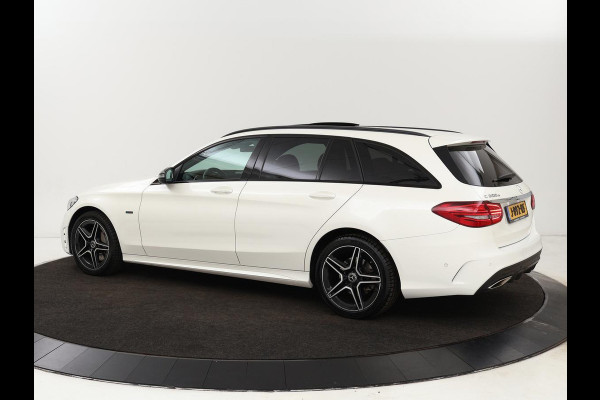 Mercedes-Benz C-Klasse 300e AMG | Panoramadak | Leder | Adaptive cruise | Stoelverwarming | Matrix LED | 360 camera | Carplay | Navigatie | Park Assist
