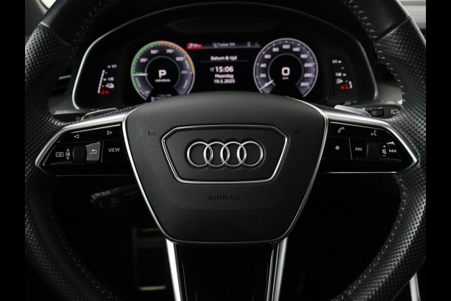 Audi A6 55 TFSIe quattro Competition | Adaptive cruise | Bang & Olufsen | Stoelverwarming | Carplay | Matrix LED | Trekhaak | Sportstoelen | Navigatie | Parkeerhulp | Virtual Cockpit | 21'' Lichtmetalen velgen