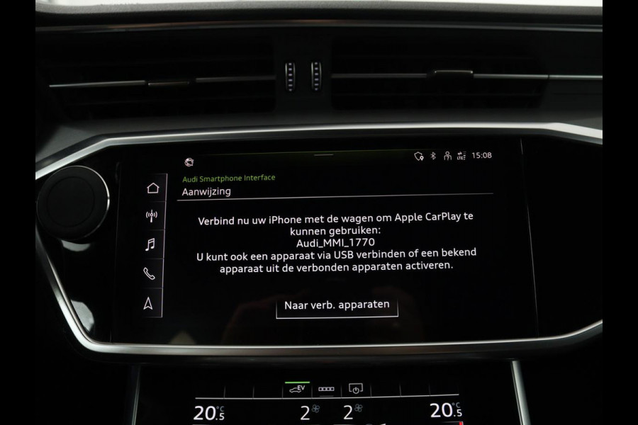Audi A6 55 TFSIe quattro Competition | Adaptive cruise | Bang & Olufsen | Stoelverwarming | Carplay | Matrix LED | Trekhaak | Sportstoelen | Navigatie | Parkeerhulp | Virtual Cockpit | 21'' Lichtmetalen velgen