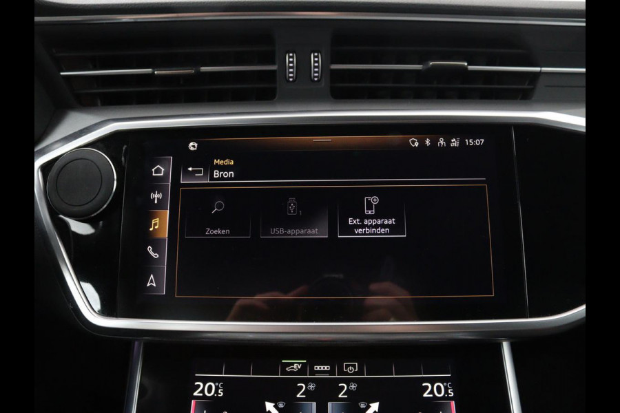 Audi A6 55 TFSIe quattro Competition | Adaptive cruise | Bang & Olufsen | Stoelverwarming | Carplay | Matrix LED | Trekhaak | Sportstoelen | Navigatie | Parkeerhulp | Virtual Cockpit | 21'' Lichtmetalen velgen