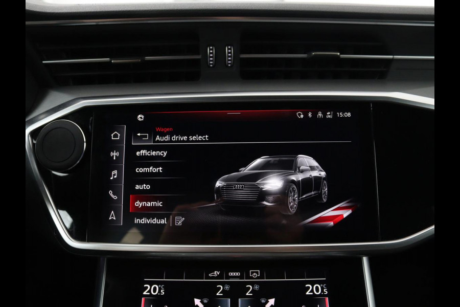 Audi A6 55 TFSIe quattro Competition | Adaptive cruise | Bang & Olufsen | Stoelverwarming | Carplay | Matrix LED | Trekhaak | Sportstoelen | Navigatie | Parkeerhulp | Virtual Cockpit | 21'' Lichtmetalen velgen