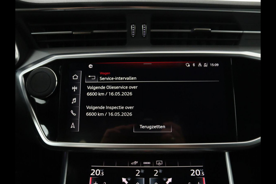 Audi A6 55 TFSIe quattro Competition | Adaptive cruise | Bang & Olufsen | Stoelverwarming | Carplay | Matrix LED | Trekhaak | Sportstoelen | Navigatie | Parkeerhulp | Virtual Cockpit | 21'' Lichtmetalen velgen