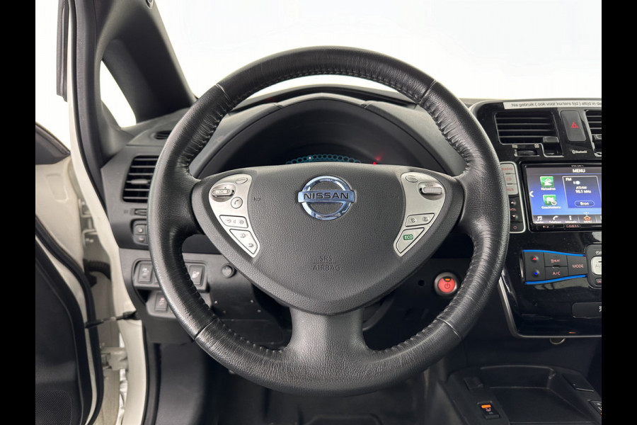 Nissan Leaf Tekna 30 kWh (INCL.BTW) Aut. *FULL-LEATHER | FULL-LED | BOSE-SURROUND | TOP-VIEW | KEYLESS | NAVI-FULLMAP | ECC | COMFORT-SEATS | 17"ALU*