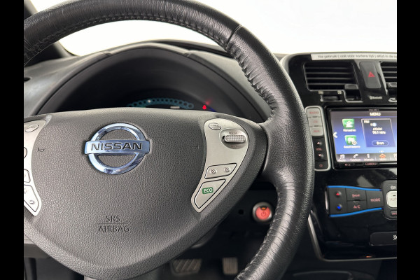 Nissan Leaf Tekna 30 kWh (INCL.BTW) Aut. *FULL-LEATHER | FULL-LED | BOSE-SURROUND | TOP-VIEW | KEYLESS | NAVI-FULLMAP | ECC | COMFORT-SEATS | 17"ALU*