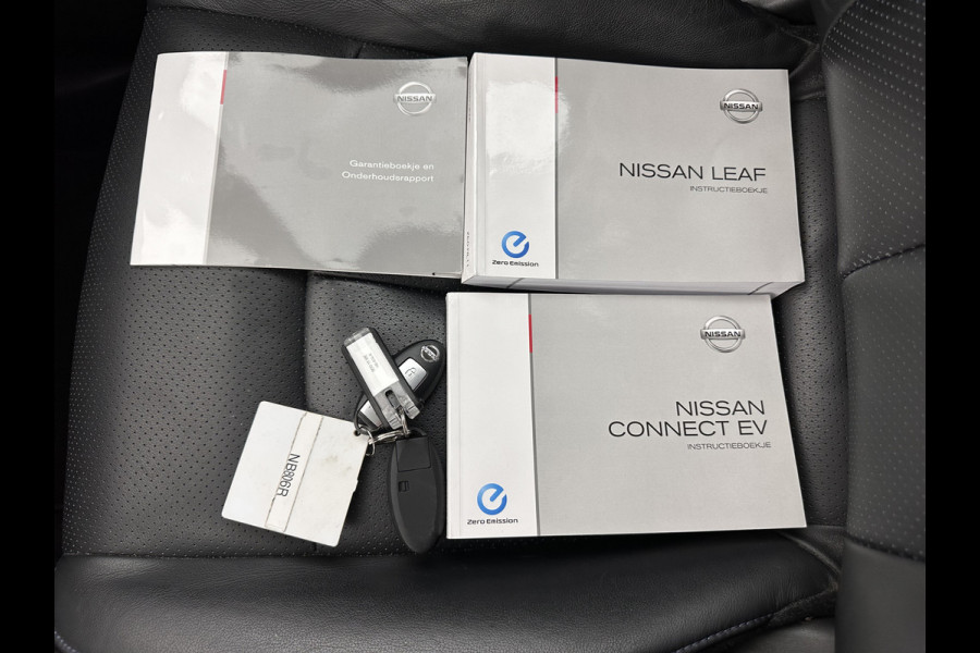 Nissan Leaf Tekna 30 kWh (INCL.BTW) Aut. *FULL-LEATHER | FULL-LED | BOSE-SURROUND | TOP-VIEW | KEYLESS | NAVI-FULLMAP | ECC | COMFORT-SEATS | 17"ALU*