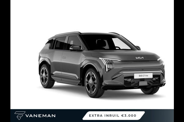 Kia EV3 GT-PlusLine 81.4 kWh | Elektrisch glazen schuif-/kanteldak | Lichtmetalen velgen 5-spaaks 19"