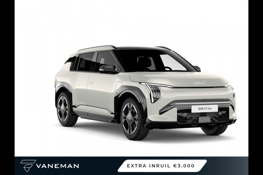 Kia EV3 GT-Line 81.4 kWh Elektrisch glazen schuif-/kanteldak l Apple Carplay/Android Auto