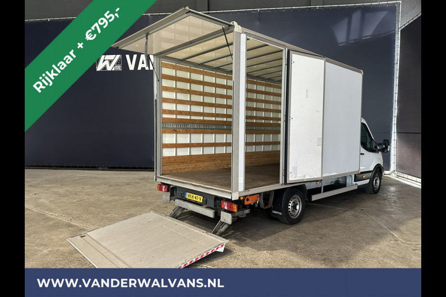 Ford Transit 2.0 TDCI 130pk Bakwagen 233cm Hoog Laadklep Zijdeur Euro6 RIJKLAAR Airco | LAT om Lat Bijrijdersbank