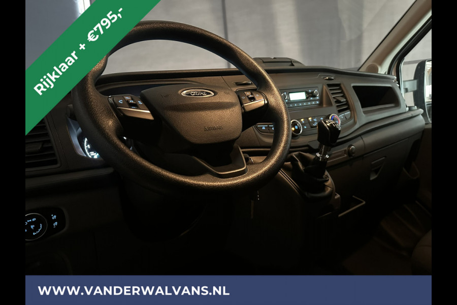 Ford Transit 2.0 TDCI 130pk Bakwagen 233cm Hoog Laadklep Zijdeur Euro6 RIJKLAAR Airco | LAT om Lat Bijrijdersbank