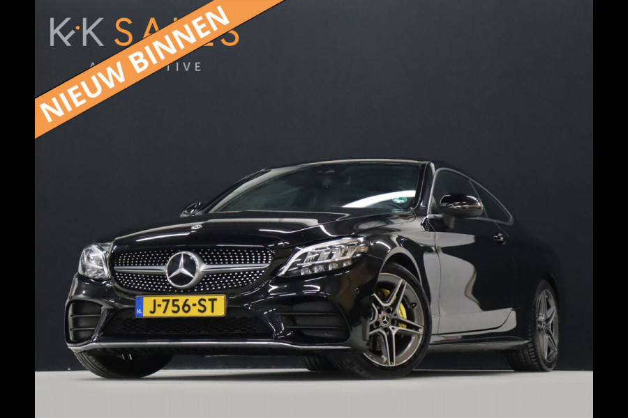 Mercedes-Benz C-Klasse Coupé 200 AMG [SFEERVERLICHTING, APPLE CARPLAY, ANDROID, CAMERA, VOL LEDER, CRUISE, STOELEN ELEKTRISCH, FLIPPERS, NIEUWSTAAT]