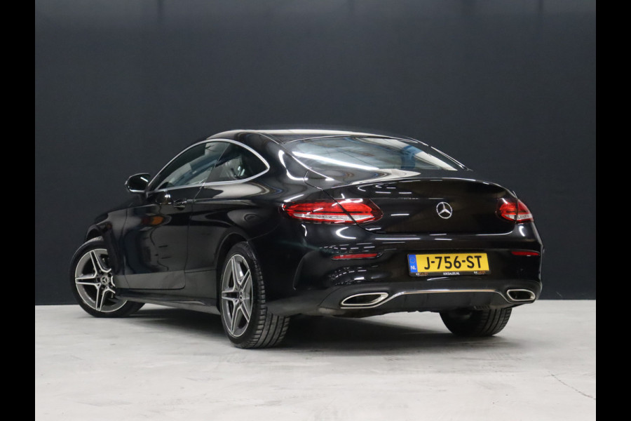 Mercedes-Benz C-Klasse Coupé 200 AMG [SFEERVERLICHTING, APPLE CARPLAY, ANDROID, CAMERA, VOL LEDER, CRUISE, STOELEN ELEKTRISCH, FLIPPERS, NIEUWSTAAT]