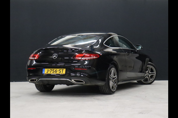 Mercedes-Benz C-Klasse Coupé 200 AMG [SFEERVERLICHTING, APPLE CARPLAY, ANDROID, CAMERA, VOL LEDER, CRUISE, STOELEN ELEKTRISCH, FLIPPERS, NIEUWSTAAT]