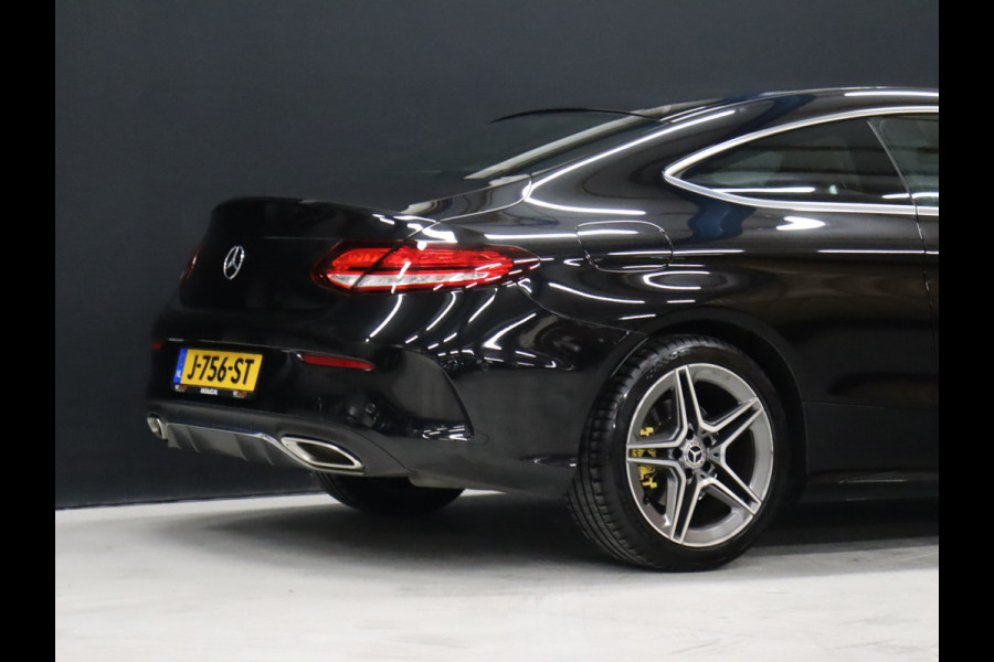 Mercedes-Benz C-Klasse Coupé 200 AMG [SFEERVERLICHTING, APPLE CARPLAY, ANDROID, CAMERA, VOL LEDER, CRUISE, STOELEN ELEKTRISCH, FLIPPERS, NIEUWSTAAT]
