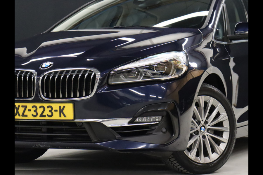 BMW 2 Serie Gran Tourer 218i High Executive Edition [HEAD-UP DISPLAY, NAVIGATIE, PDC V+A, STOELVERWARMING, CRUISE CONTROL, VOL LEDER, ELEKTRISCHE ACHTERKLEP, NIEUWSTAAT]