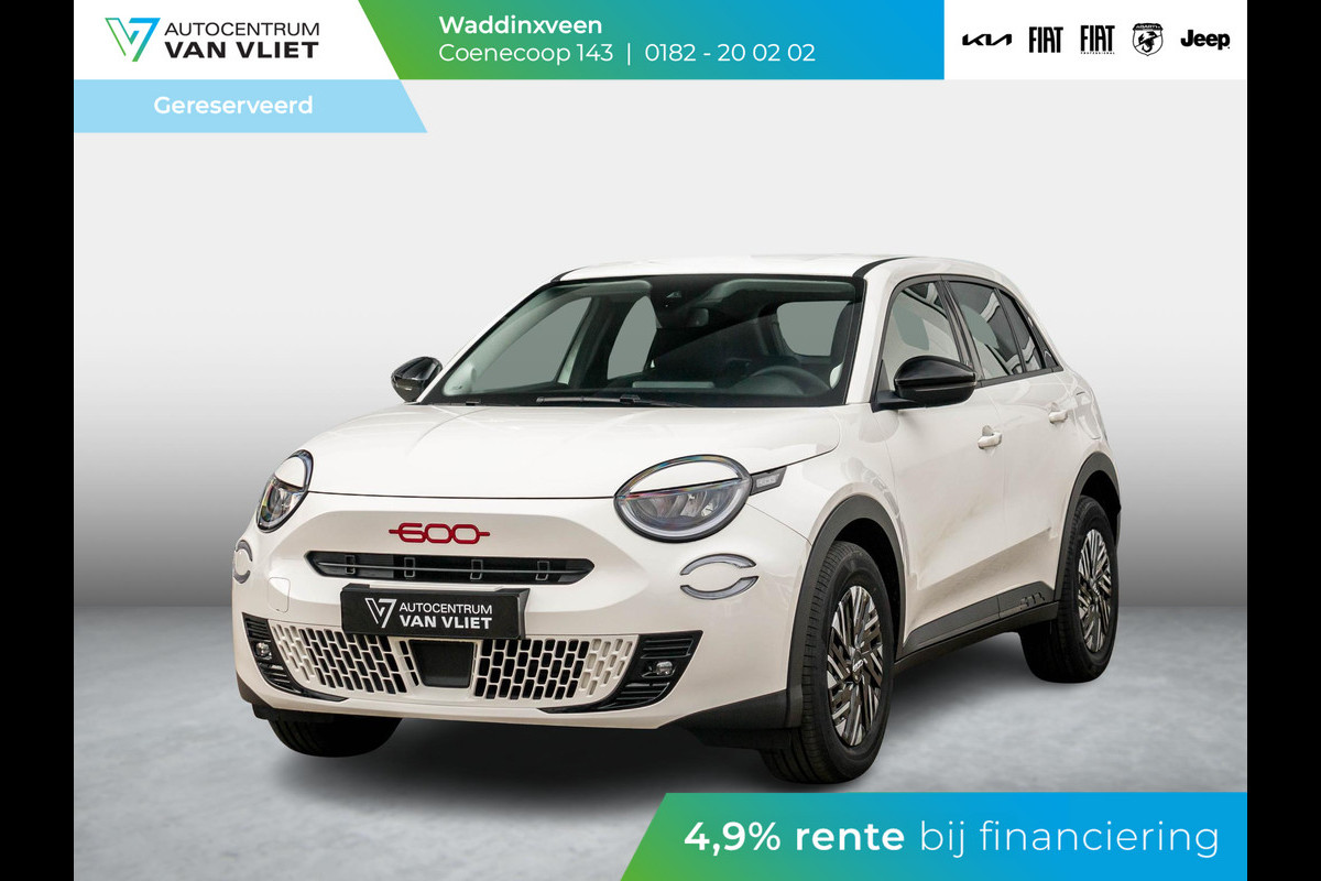 Fiat 600E RED 54 kWh | Mega scherpe Prijs, zolang de voorraad strekt ! | Gratis Wallbox Fiat 600E RED 54 kWh | Mega scherpe Prijs, zolang de voorraad strekt ! | Gratis Wallbox