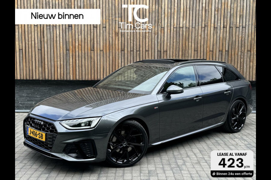 Audi A4 Avant 35 TFSI S edition Automaat | Panoramadak | LED | Sportstoelen | Stoelverwarming | Extra getint glas | 20 inch lichtmetalen