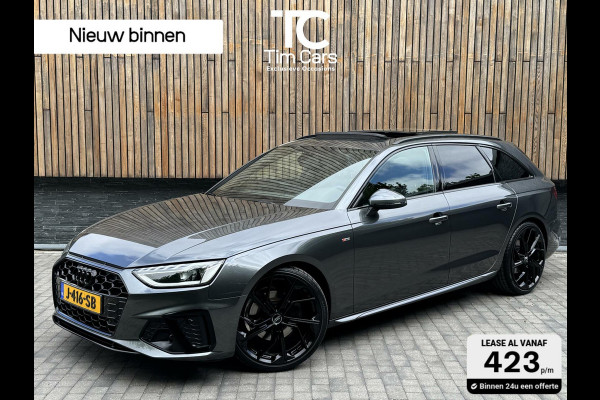 Audi A4 Avant 35 TFSI S edition Automaat | Panoramadak | LED | Sportstoelen | Stoelverwarming | Extra getint glas | 20 inch lichtmetalen