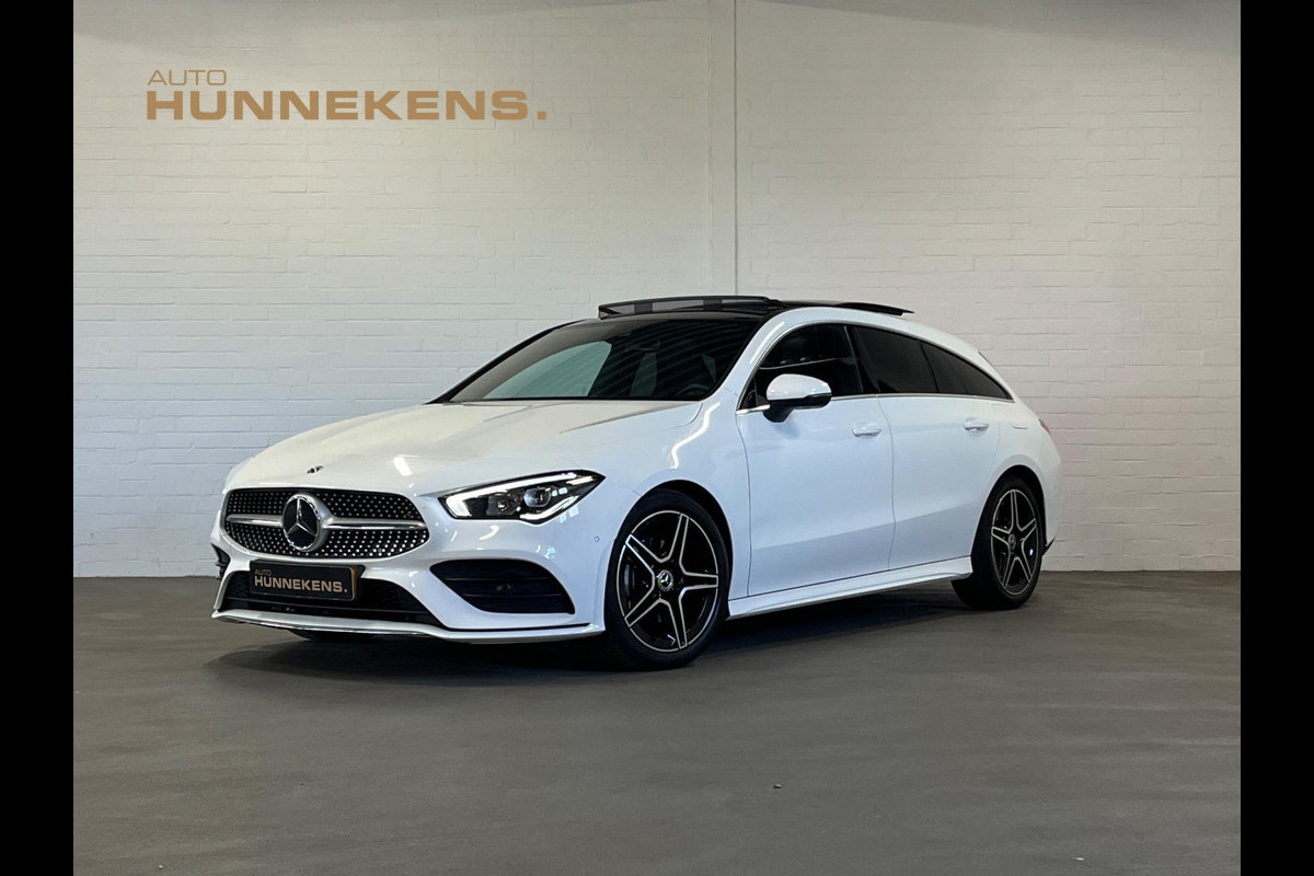 Mercedes-Benz CLA-Klasse Shooting Brake 180 AMG Open dak | Leder/Alcantara | Trekhaak | Stoelverwarming | Cruise & Climate c. Mercedes-Benz CLA-Klasse Shooting Brake 180 AMG Open dak | Leder/Alcantara | Trekhaak | Stoelverwarming | Cruise & Climate c.
