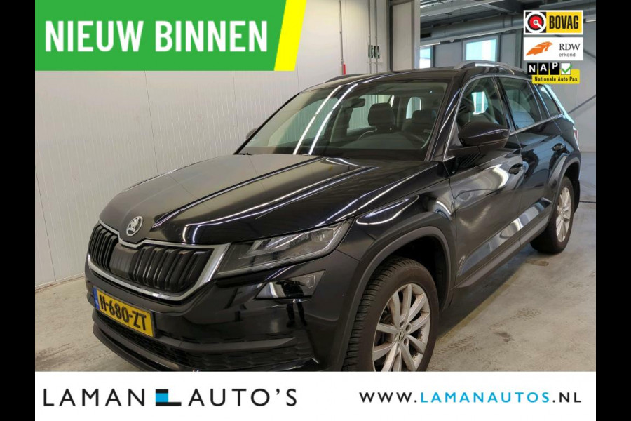 Škoda Kodiaq 1.5 TSI 150pk DSG Limited Business Edition 7P Aut. | Panorama Open dak Halfleder CarPlay Trekhaak Canton ECC Navi LED ACC 18" LM