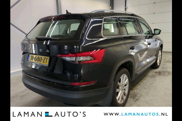 Škoda Kodiaq 1.5 TSI 150pk DSG Limited Business Edition 7P Aut. | Panorama Open dak Halfleder CarPlay Trekhaak Canton ECC Navi LED ACC 18" LM