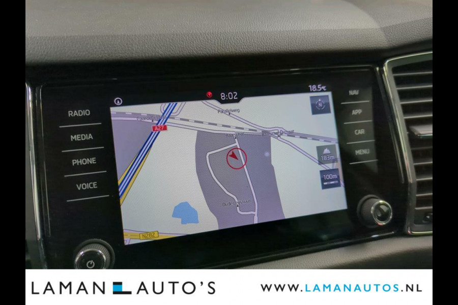 Škoda Kodiaq 1.5 TSI 150pk DSG Limited Business Edition 7P Aut. | Panorama Open dak Halfleder CarPlay Trekhaak Canton ECC Navi LED ACC 18" LM