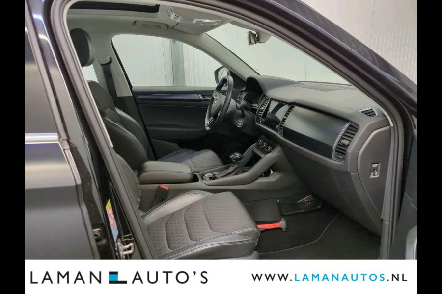 Škoda Kodiaq 1.5 TSI 150pk DSG Limited Business Edition 7P Aut. | Panorama Open dak Halfleder CarPlay Trekhaak Canton ECC Navi LED ACC 18" LM