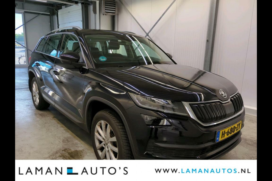 Škoda Kodiaq 1.5 TSI 150pk DSG Limited Business Edition 7P Aut. | Panorama Open dak Halfleder CarPlay Trekhaak Canton ECC Navi LED ACC 18" LM