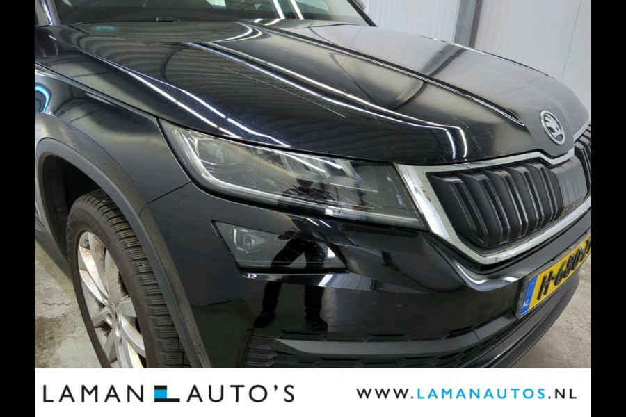 Škoda Kodiaq 1.5 TSI 150pk DSG Limited Business Edition 7P Aut. | Panorama Open dak Halfleder CarPlay Trekhaak Canton ECC Navi LED ACC 18" LM