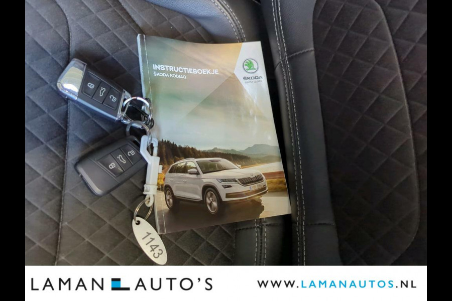 Škoda Kodiaq 1.5 TSI 150pk DSG Limited Business Edition 7P Aut. | Panorama Open dak Halfleder CarPlay Trekhaak Canton ECC Navi LED ACC 18" LM