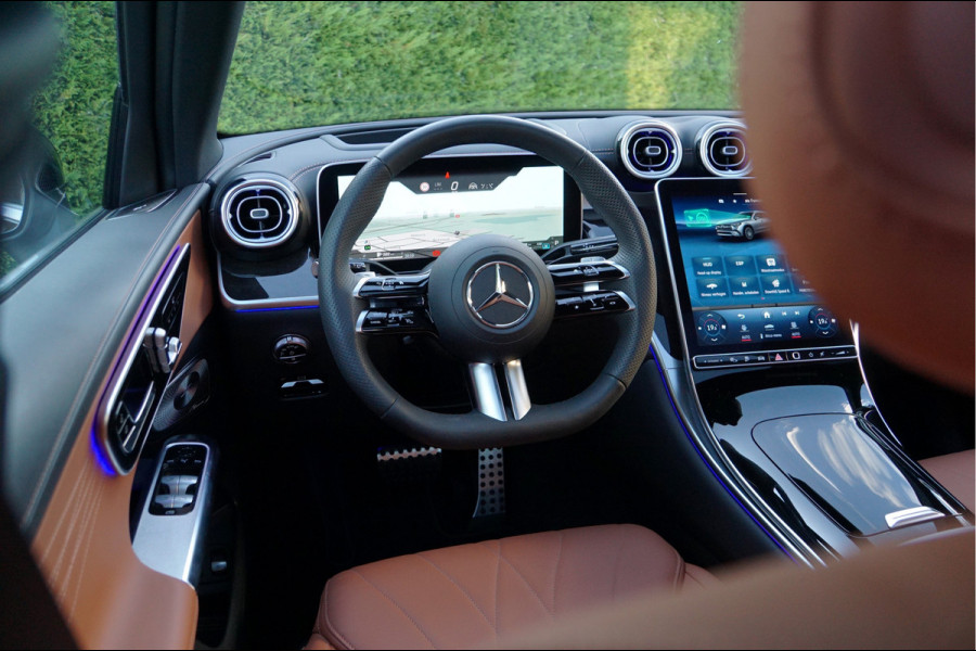 Mercedes-Benz GLC GLC 300 e 4M AMG Line Night | Luchtvering Achterasbesturing Distronic Pano HUD Nappaleder Trekhaak