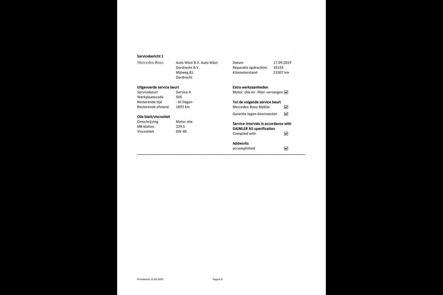 Mercedes-Benz A-Klasse 180 Business Solution | Groot Navi, Camera, Stoelverw., Cruise | Dealeronderhouden | 1e Eigenaar | NAP |