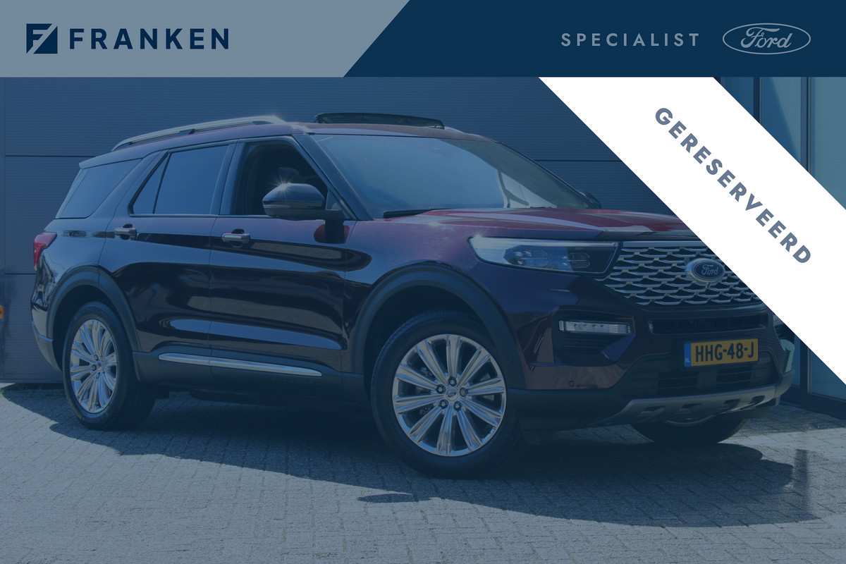 Ford Explorer 3.0 V6 EcoBoost PHEV Platinum | Trekhaak | Full Options | Massage | B&O Ford Explorer 3.0 V6 EcoBoost PHEV Platinum | Trekhaak | Full Options | Massage | B&O