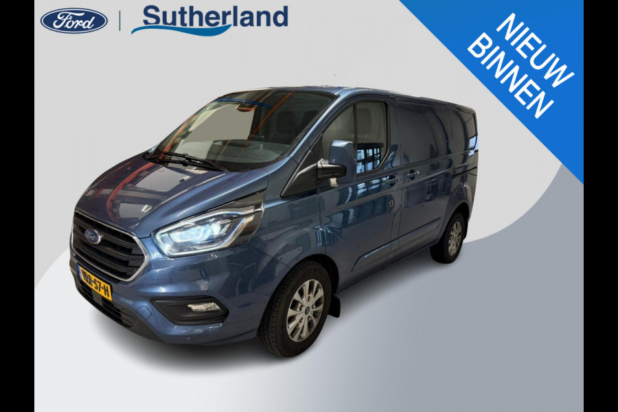 Ford Transit Custom 280 2.0 TDCI 130 PK AUTOMAAT L1H1 Limited | Camera | Adaptieve Cruise Control | BLIS | Lederen bekleding | Trekhaak | Winterpakket | Zijschuifdeur L+R