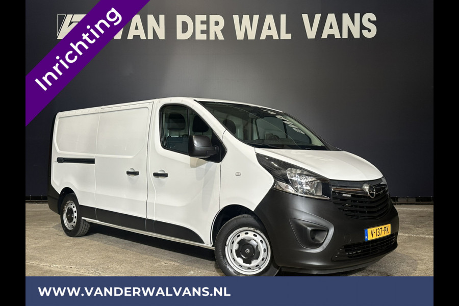 Opel Vivaro 1.6 CDTI 126pk L2H1 Inrichting Euro6 Airco | LED | Cruisecontrol | Trekhaak Parkeersensoren, Bijrijdersbank