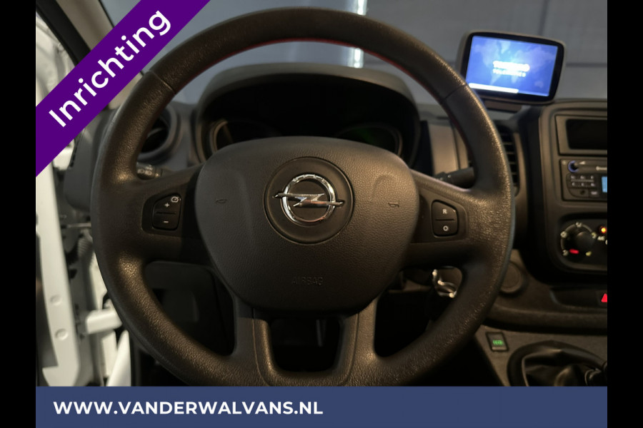 Opel Vivaro 1.6 CDTI 126pk L2H1 Inrichting Euro6 Airco | LED | Cruisecontrol | Trekhaak Parkeersensoren, Bijrijdersbank