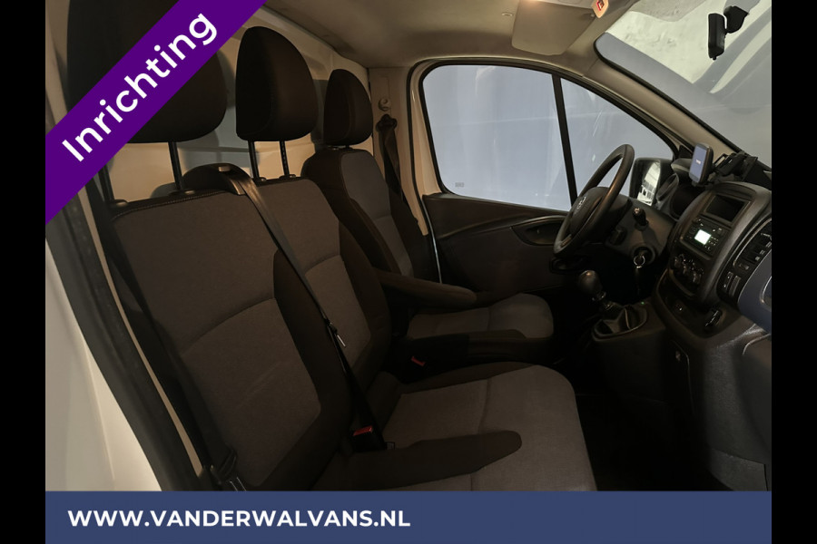 Opel Vivaro 1.6 CDTI 126pk L2H1 Inrichting Euro6 Airco | LED | Cruisecontrol | Trekhaak Parkeersensoren, Bijrijdersbank