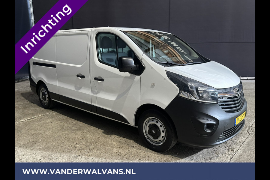 Opel Vivaro 1.6 CDTI 126pk L2H1 Inrichting Euro6 Airco | LED | Cruisecontrol | Trekhaak Parkeersensoren, Bijrijdersbank