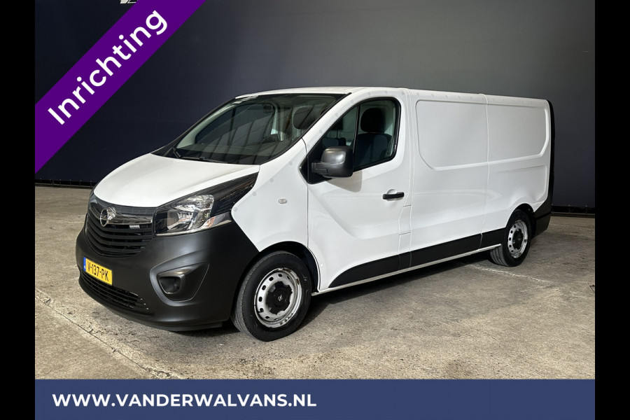 Opel Vivaro 1.6 CDTI 126pk L2H1 Inrichting Euro6 Airco | LED | Cruisecontrol | Trekhaak Parkeersensoren, Bijrijdersbank
