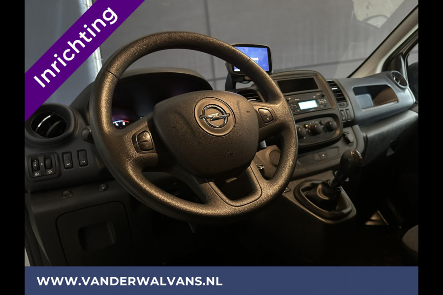 Opel Vivaro 1.6 CDTI 126pk L2H1 Inrichting Euro6 Airco | LED | Cruisecontrol | Trekhaak Parkeersensoren, Bijrijdersbank
